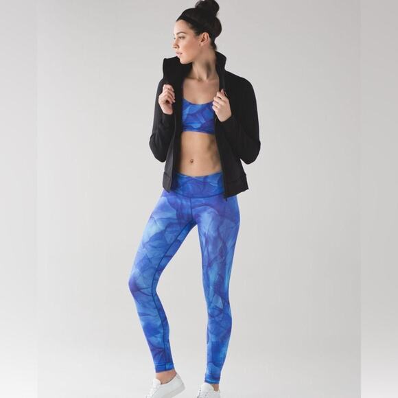 Lululemon Wunder Under Pant IIIMidnight Tulle Multi size2 - Picture 1 of 7